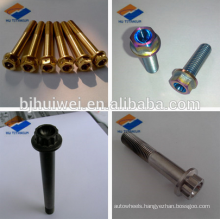 titanium 12 point flange head bolt/hex flange bolt